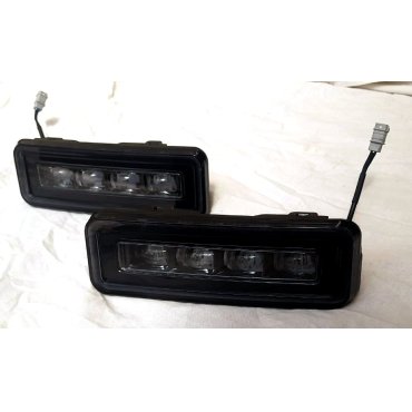 Land Rover Defender L663 2020+ задние LED вставки в задний бампер черные