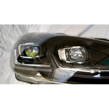 Volkswagen Golf 6 оптика передняя черная стиль Golf 7.5 FULL LED 1 линза RSU