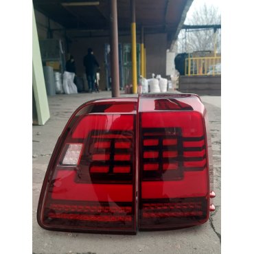 Toyota Land Cruiser LC100 1998+ оптика светодиодная задняя красная LED стиль ZW