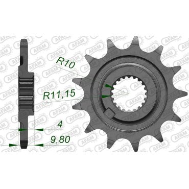 Зірка AFAM Standard Chainwheel 520 - Sherco