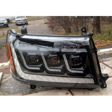 Toyota Land Cruiser LC100 2006+ оптика передняя Full LED стиль Lexus CZ