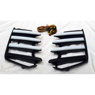 Toyota Land Cruiser 300 2021+ дневные ходовые огни на бампер ДХО ( DRL)