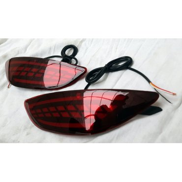 Hyundai Solaris Accent 2010+  LED вставки катафоты в задний бампер 3 режима WY