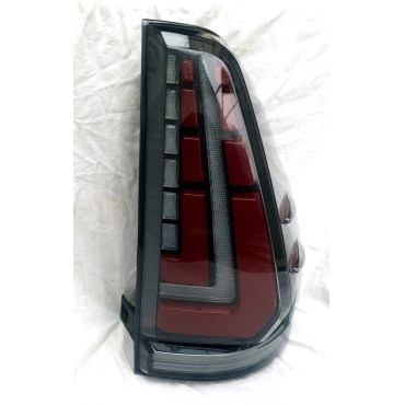 Toyota Prado 120 2003+ оптика задняя красно-черная  стиль Lexus Clear CP