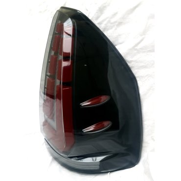 Toyota Prado 120 2003+ оптика задняя красно-черная  стиль Lexus Clear CP