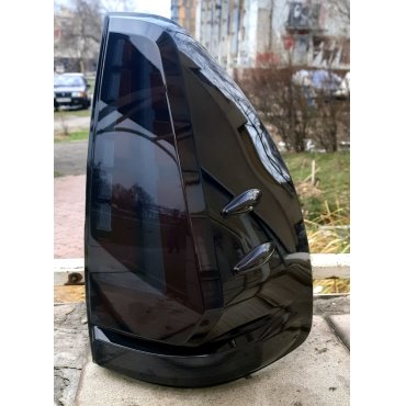 Toyota Prado 120 2003+ оптика задняя красно-черная стиль Lexus Smoke CP