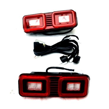 Land Rover Defender L663 2020+ задние LED вставки в задний бампер красные NS