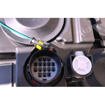 Range Rover Sport L320 2010+ оптика передняя Full LED черная стиль Defender