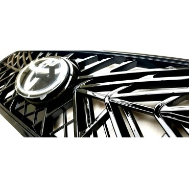 Toyota Prado 120 2003+ решетка радиатора стиль TRD черная