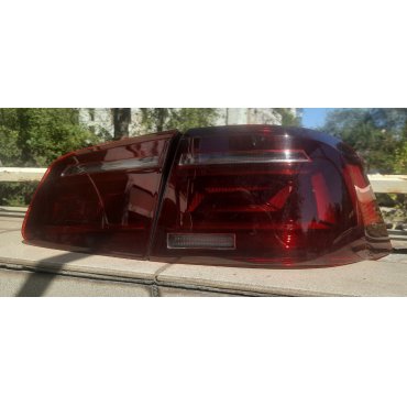 Volkswagen Passat B7 2011+ оптика задняя LED  B8,5 look красная