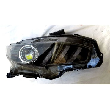 Honda Civic X 2016+ оптика передняя  FULL LED Mustang Look 