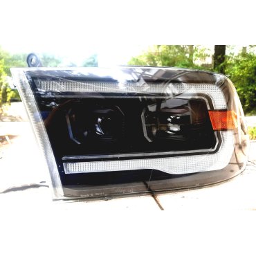 Dodge Ram 1500 Classic 2009+ оптика передняя альтернативная FULL LED стиль CP