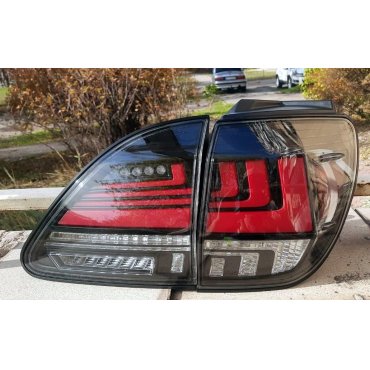 Lexus RX300 1998+ оптика задняя LED светодиодная черная ZW