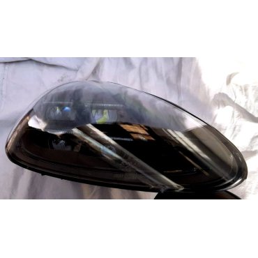 Porsche Cayenne 958 2011+ оптика передняя FULL LED тюнинг 2023+ look  черная SJC