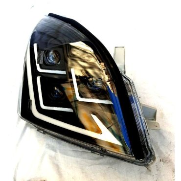 Toyota Land Сruiser 120 Prado оптика передняя LED стиль 3 lenses