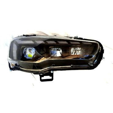 Mitsubishi Lancer X оптика передняя FULL LED Audi A5 стиль 