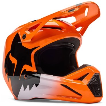 Шолом FOX V1 Helmet - SHIELD [Flo Orange]