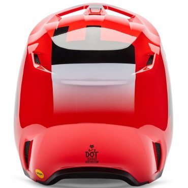 Шолом FOX V1 Helmet - SHIELD [Flo Red]