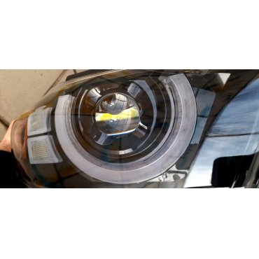 Toyota Highlander 2008 оптика передняя FULL LED Defender look 