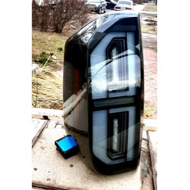 Toyota Tundra 2014+ оптика задняя LED черная CP