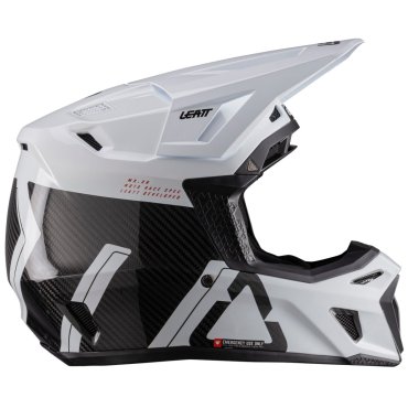 Шолом LEATT Moto 9.5 Helmet + Goggle [White]