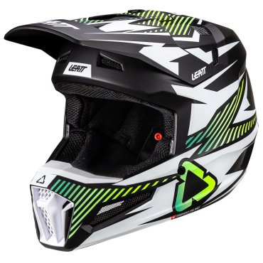 Шолом LEATT Moto 3.5 Helmet + Goggle [Storm Teal]