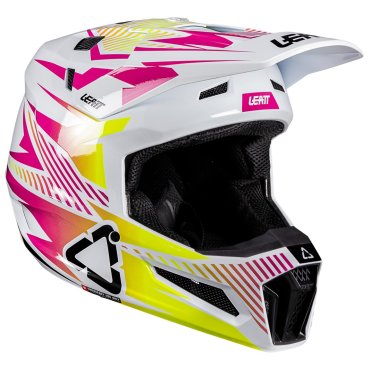 Шолом LEATT Moto 3.5 Helmet + Goggle [Storm Pink]