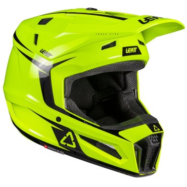 Шолом LEATT Moto 3.5 Helmet + Goggle [Neon Yellow]