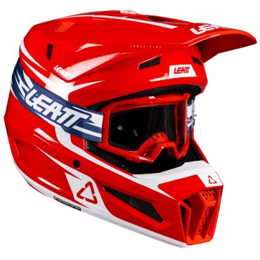 Шолом LEATT Moto 3.5 Helmet + Goggle [Red]