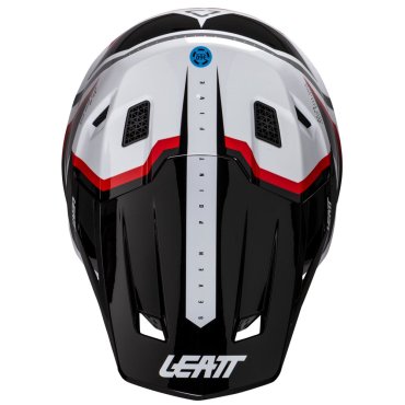 Шолом LEATT Moto 7.5 Helmet + Goggle [White/Red]