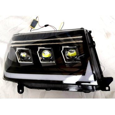 Toyota Land Cruiser LC100 1998+ оптика передняя Full LED стиль RP