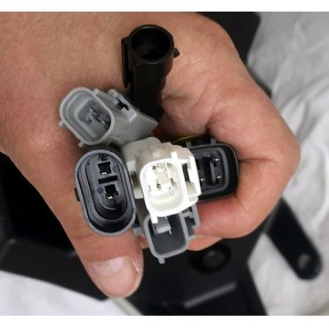 Lexus RX350 2003+ оптика передняя Full LED черная RP