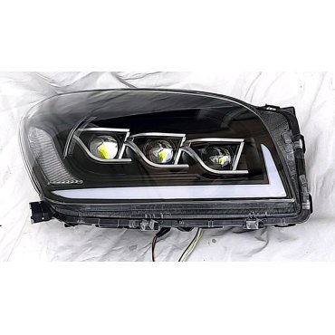 Toyota RAV 4 Mk3 2005+ оптика передняя FULL LED тюнинг черная RP
