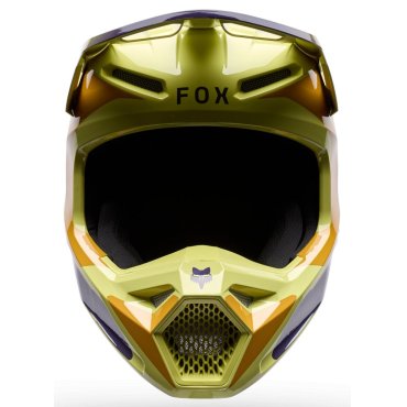 Шолом FOX V1 Helmet - IMAGE PRINT [Yellow]