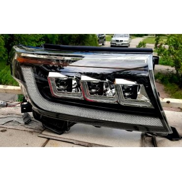 Toyota Land Cruiser LC 200 оптика передняя FULL LED тюнинг стиль Lexus CZ