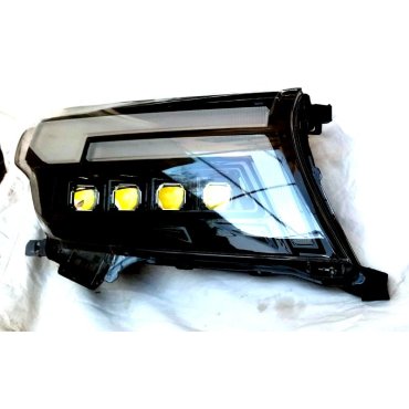 Toyota Land Cruiser LC 200 оптика передняя 4 FULL LED тюнинг стиль MX