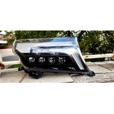 Toyota Land Cruiser LC 200 оптика передняя 4 FULL LED тюнинг стиль MX