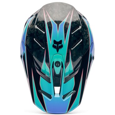 Шолом FOX V3 RS Helmet - CANVAS [Aqua]