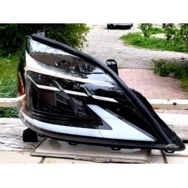 Lexus GX470 2003+ оптика передняя Full LED черная CZ