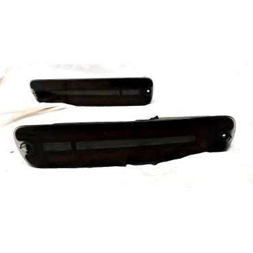 Mitsubishi Pajero Mk3 1999+ оптика задняя LED в бампер черная CP