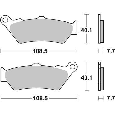 Гальмівні колодки SBS Track Days Front Brake Pads