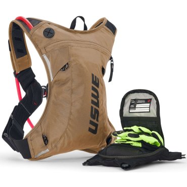 Рюкзак USWE MOTO HYDRO 3L Hydration Pack [Bronze]