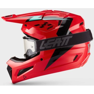 Шолом LEATT Moto 3.5 JR Helmet + Goggle [Red]