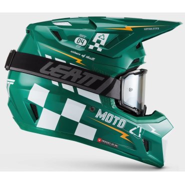 Шолом LEATT Moto 7.5 Helmet + Goggle [Jade Green]