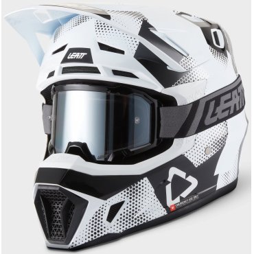 Шолом LEATT Moto 7.5 Helmet + Goggle [White]