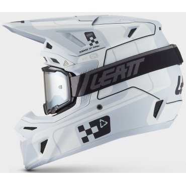 Шолом LEATT Moto 8.5 Helmet + Goggle [Grey]