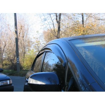 Honda Civic 4D ветровики дверей Mugen стиль
