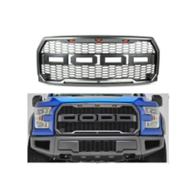 Ford F150 Mk13 2015+ решетка радиатора с LED огнями в стиле Raptor