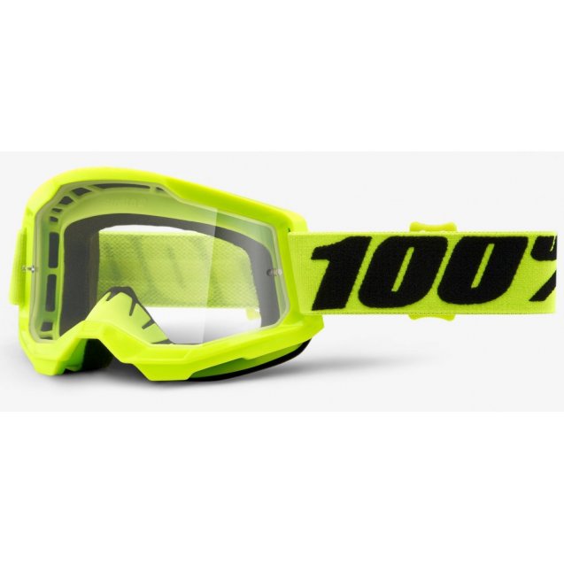 Окуляри 100% STRATA 2 Goggle Fluo Yellow - Clear Lens