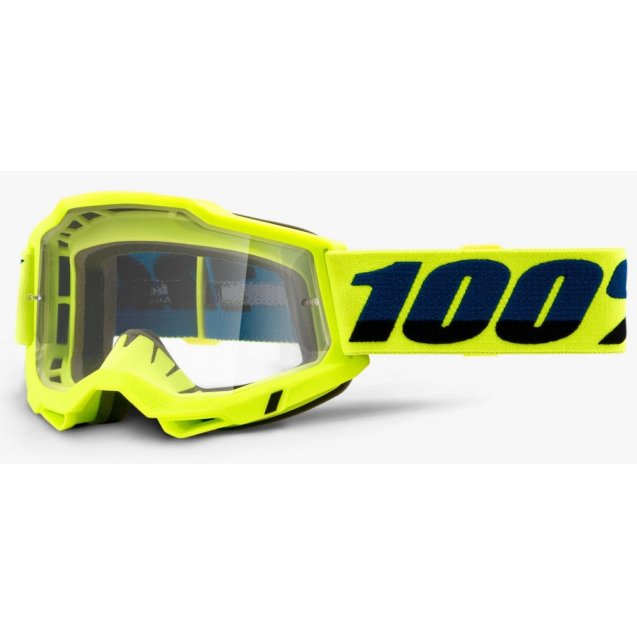 Окуляри 100% ACCURI 2 OTG Goggle Fluo Yellow - Clear Lens
